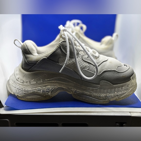 Balenciaga Triple S Fashion Sneakers Women’s 39 Men’s 6 Sock Runners - Picture 8 of 10